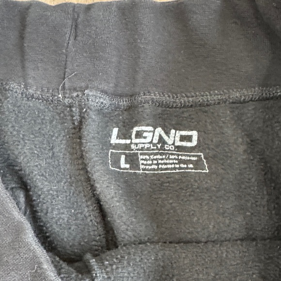 LGND Supply Co Signature Black Joggers Size Large - Picture 3 of 7